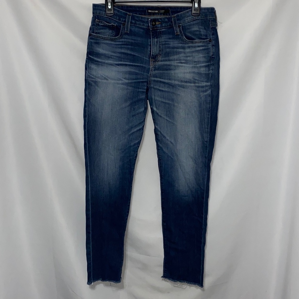 BIG STAR MADDIE SKINNY SIZE 28R RAW HEM Denim Jeans. clean‎ EUC